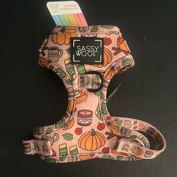 sassy woof Other - Sassy woof fall pumpkin dog harness.